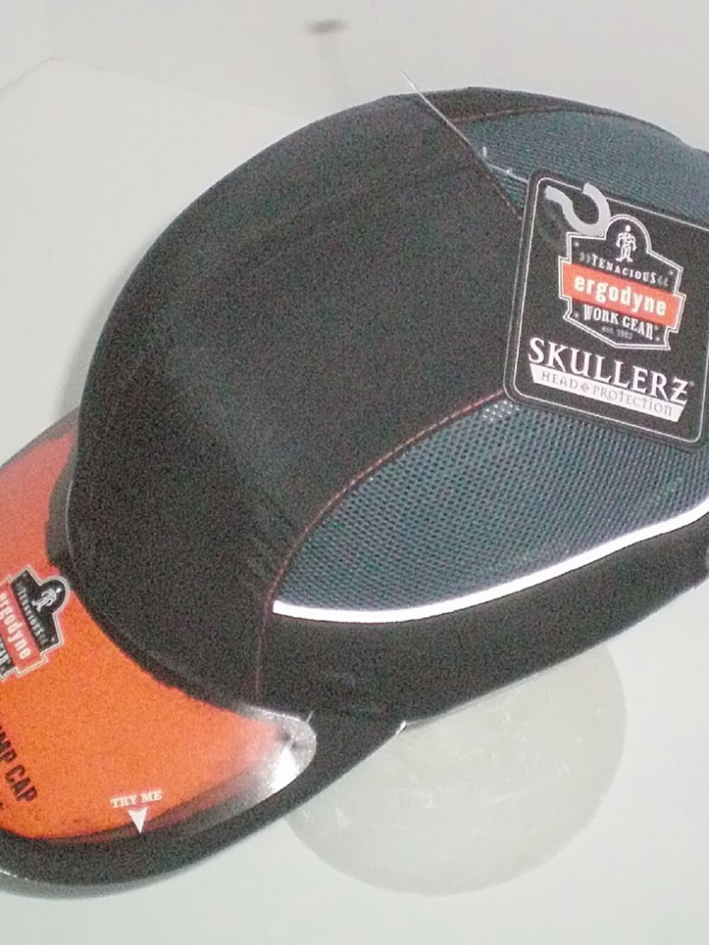 Skullerz 8960 Ergodyne Bump Long Brim Cap with LED Lighting